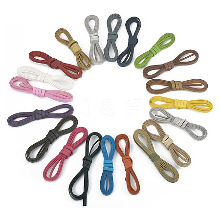 20 Strands 20 Colors Flat Imitation Leather Cord WL-TA0001-01-1