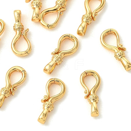 SHEGRACE Brass Spring Ring Clasps XGRQ6B076-890G-1