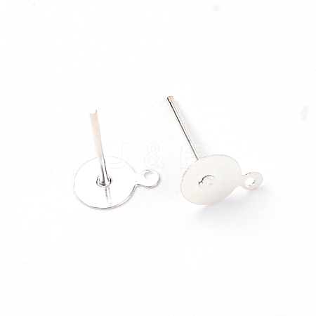 Iron Stud Earring Settings FIND-WH0072-93A-S-1