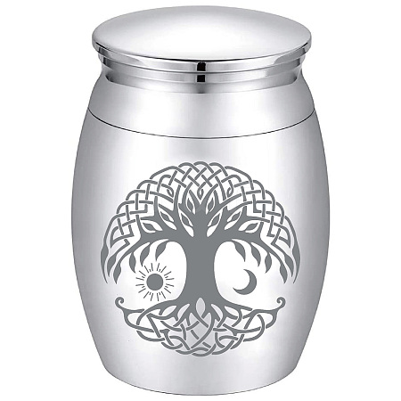 CREATCABIN Alloy Cremation Urn AJEW-CN0002-27B-1