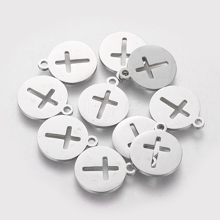 304 Stainless Steel Charms STAS-Q201-T066-1