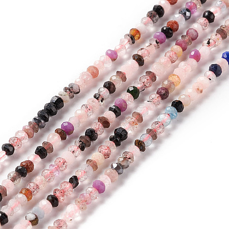 Natural Mixed Stone Beads Strands G-F717-03-1