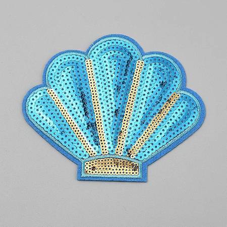 Paillette Polyester Cloth Patches PATC-WH20010-03H-1