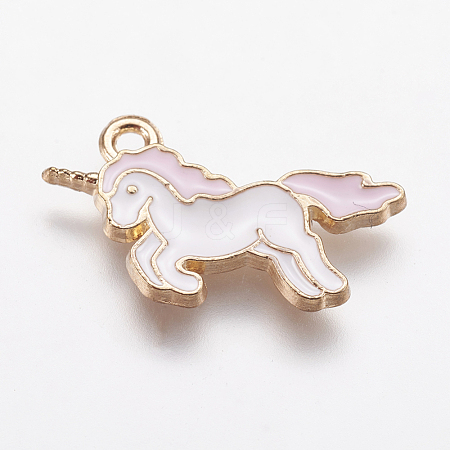 Alloy Enamel Pendants X-ENAM-G124-03B-1