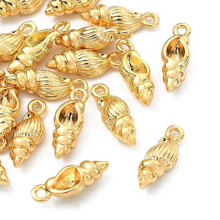 SHEGRACE Brass Shell Shape Charms XGR0171G-103G-1