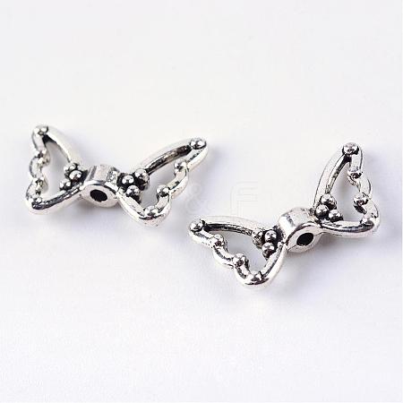 Tibetan Style Alloy Beads TIBE-R311-06AS-RS-1