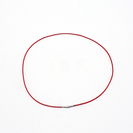 Polyester Waxed Cords Necklace Making MAK-WH0009-05D-02-1