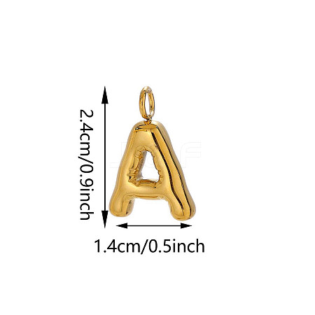 304 Stainless Steel Pendants STAS-A125-01G-A-1