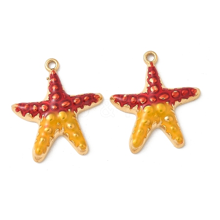 304 Stainless Steel Enamel Pendants STAS-I351-22G-02-1