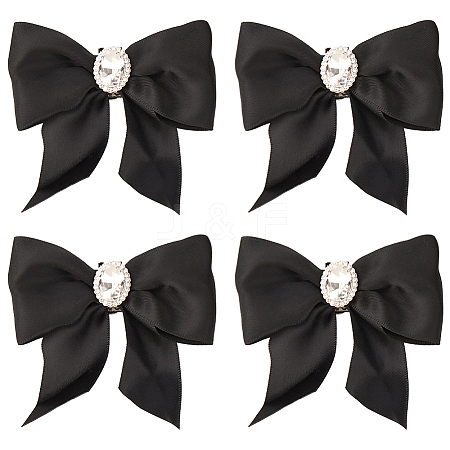 Polyester Bowknot Shoe Decorations FIND-WH0139-226B-1
