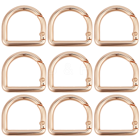 12Pcs Alloy Spring Gate Rings FIND-CN0002-49KCG-1