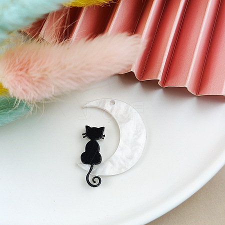 Opaque Acrylic Pendants FIND-SZC0010-498-1