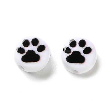 Opaque Acrylic Beads OACR-Z027-04A-01-1