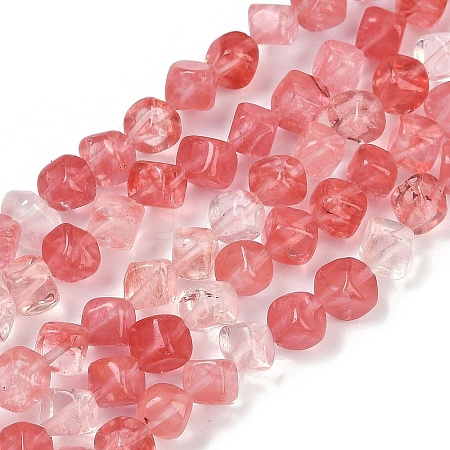 Cherry Quartz Glass Beads Strands G-A257-A08-01-1