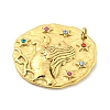 Real 18K Gold Plated PVD Vacuum Plating 304 Stainless Steel Pendants STAS-L278-003G-05-2