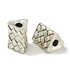 Tibetan Style Alloy European Beads FIND-U015-12AS-02-1