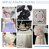 Mermaid Color Polyester Pleated Lace Trim Ribbon DIY-WH0401-58C-5