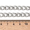 Tarnish Resistant 304 Stainless Steel Twisted Chain Curb Chain Necklaces NJEW-V0323-07-3
