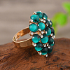 Transparent Resin with Alloy Finger Rings CX4663-2-4