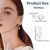 50Pcs Grade B Natural Cultured Freshwater Pearl Rice Charms PEAR-ME0001-04S-2