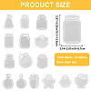 3 Styles Waterproof Self Adhesive Stamping Stickers Sets DIY-CP0011-04B-2