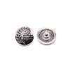 Zinc Alloy Snap Button FIND-WH0090-41-1