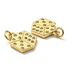 Brass with Cubic Zirconia Pendants KK-K341-19B-G-3