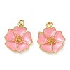 Brass Enamel Pendants KK-CBAD9DF-03G-F-2