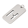 304 Stainless Steel Pendants STAS-M115-01P-H-2