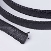 Flat Imitation Leather Cords OCOR-F008-C01-3