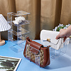 4 Girds Plastic Shoes Display Organizer Holder LS-ODIS-WH0099-122-3