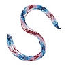 Gradient Color Cubic Zirconia Bead Strands ZIRC-F144-02B-3
