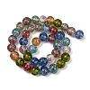 Handmade Glod Sand Lampwork Beads Strands LAMP-B028-03H-10mm-2
