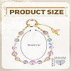 1Pc Glass & Acrylic Beaded Mobile Phone Straps AJEW-LP0004-37-2