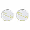 Transparent Resin Pendants RESI-N030-005C-2