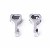 Non-Tarnish 304 Stainless Steel Charms STAS-R112-012B-1