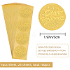 Self Adhesive Gold Foil Embossed Stickers DIY-WH0211-297-2