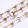 304 Stainless Steel Chain Necklaces STAS-P164-10G-2