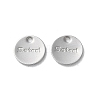 304 Stainless Steel Charms LS-STAS-V007-03C-P-1