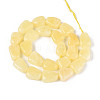 Natural White Jade Beads Strands G-N354-02A-08-3