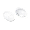 Transparent Oval Glass Cabochons LS-GGLA-R022-35x25-3