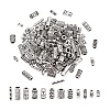 120Pcs 12 Styles Tibetan Style Alloy Tube Beads FIND-PH0020-79-7