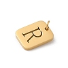 304 Stainless Steel Charms STAS-R001-01G-R-2