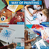 MAYJOYDIY US 1 Set PET Hollow Out Drawing Painting Stencils DIY-MA0005-27-6