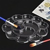 Plastic Watercolor Oil Palette AJEW-WH20072-93A-4