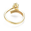 Exquisite Cubic Zirconia Star Cuff Ring RJEW-N035-056-NF-2