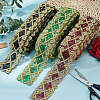 Ethnic Style Embroidery Polycotton Ribbons OCOR-WH0066-34E-5