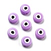 Opaque Printed Acrylic Beads OACR-G038-04H-1