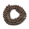 Natural Smoky Quartz Beads Strands X-G-B167-A09-6mm-3