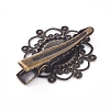 Hair Accessories Iron Alligator Hair Clip Findings LS-IFIN-L035-01AB-NF-2